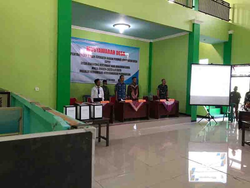 Babinsa Lengkong Memainkan Peran Penting dalam Pemilihan Umum BPD