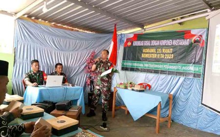 Danramil 15 Rakit dan Babinsa melaksanakan  Komsos Bersama Tomas,toda dan todat Desa Rakit Kecamatan Rakit